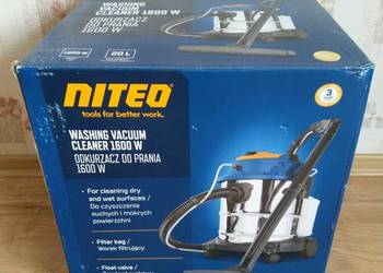 NAJTANIEJ Odkurzacz Do Prania 1600W 20L Sucho Mokro + Akcesoria