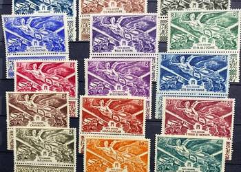 KOLONIE FRANCUSKIE 1946 "VICTORY"MNH **  - KOMPLETNA SERIA.Gratis wysyłka!