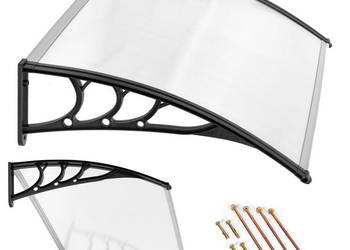 Daszek nad drzwi 100x80 cm zadaszenie osłona poliwęglan 100x80 cm