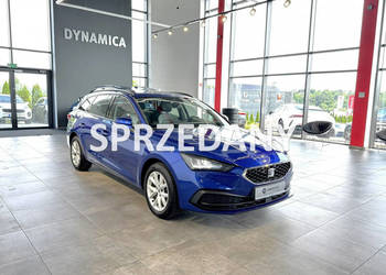 Seat Leon ST Style 1.5TSI 130KM M6 2021 r., salon PL, I właściciel, f-a VA…