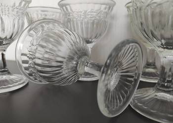 Kielichy, puchary, stare szkło Ząbkowice PRL, Nowe Kielichy, puchary, stare szkło Ząbkowice PRL, Nowe