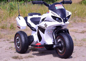 Auto samochód na akumulator MOTOREK MOTOR dla dziecka jeździk 3 kołowy