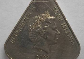 COOK ISLANDS-2 DOLLAR-2003 r (TRÓJKĄT)