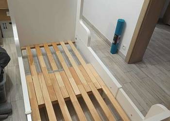 Łóżko dziecięce BUSUNGE + materac VIMSIG