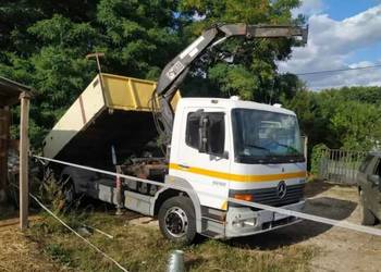 Mercedes Atego 1218 wywrotka HDS specjalny