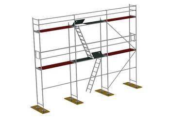 Rusztowanie elewacyjne stalowe 50 m² | Nowe | Producent | Transport gratis