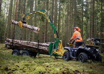 Przyczepa leśna ATV FT42DFR-2T / Sprzedaż ratalna