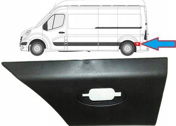 LISTWA ZA KOŁEM TYŁ LEWA OPEL MOVANO NISSAN NV400 RENAULT MASTER 2.3 dCi