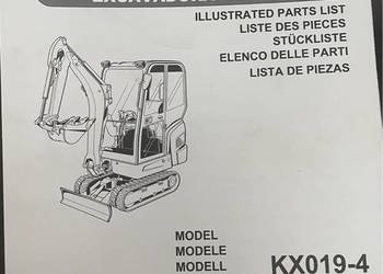 Katalog części kubota KX019-4
