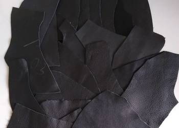 Skóra (750 g) Licowa Włoska średnie i małe kawałki Czarny Czerń Skóra (750 g) Licowa Włoska średnie i małe kawałki Czarny Czerń