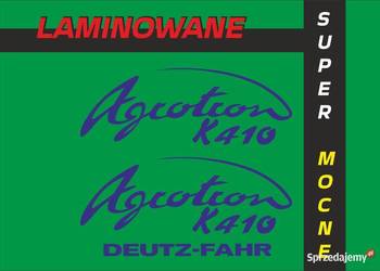 Naklejki Deutz Fahr k410 super mocne zamienniki