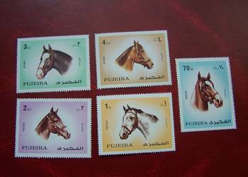 Fujeira ZEA 1971 MNH Zwierzęta Konie