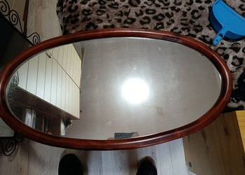 lustro w ozdobnej ramie 96 na 50 cm wiszące ścienne