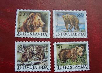 Jugosławia 1988 MNH Mi. 2260/63 Fauna Niedźwiedź   a