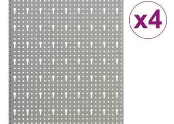 vidaXL Ścienne płyty perforowane, 4 szt., 40x58 cm, stal(sku145350) vidaXL Ścienne płyty perforowane, 4 szt., 40x58 cm, stal(sku145350)