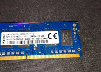 Pamięć RAM Kingston 2GB DDR3L 1600MHz