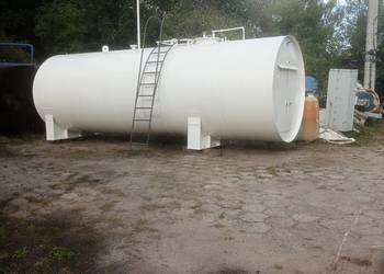 Zbiornik stalowy 30000l 30 tys.30m3 Dwupłaszczowy na stopach UDT
