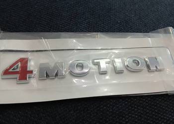 4 motion emblemat znaczek napis na klapę tył VW Passat Golf Bora Jetta