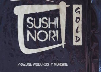 Glony Nori Gold sushi suszone wodorosty 50 szt