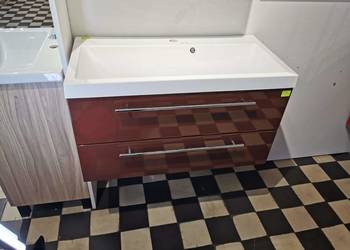 Szafka Łazienkowa 80cm z umywalką konglomerat