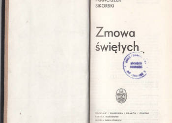 (02410) ZMOWA ŚWIĘTYCH – FRANCISZEK SIKORSKI