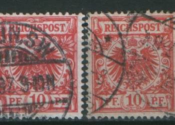 Zn. DR Mi 47a, b kas 1889