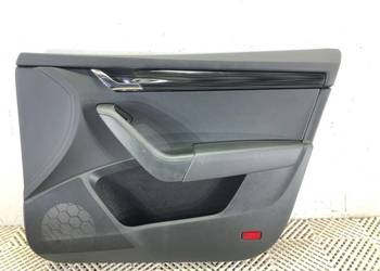 BOCZEK DRZWI PRAWY PRZÓD SKODA OCTAVIA III Kombi TAPICERKA