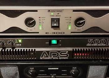 Końcówka mocy omnitronic E 300 Power amplifer