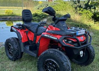 Quad na akumulator Can-Am 24V Outlander ATV 4x200W Miękkie koła