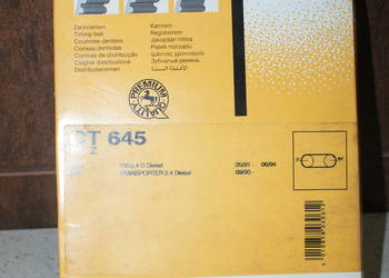 Pasek rozrządu AUDI 100; VW TRANSPORTER IV 2.4D 08.89-04.03