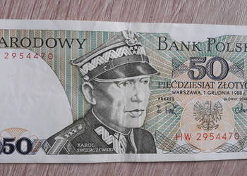 50 złotych 1 XII 1988 r seria HW