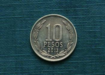 CHILE - 10 peso, 2013r.
