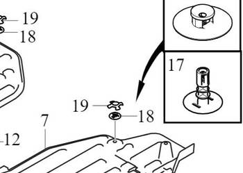 VOLVO XC60 II spinka oslony podwozia kpl OE