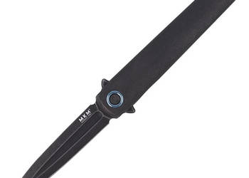 Nóż składany MKM Flame Dagger Black Titanium, Black Stonewashed M390 by Mi…