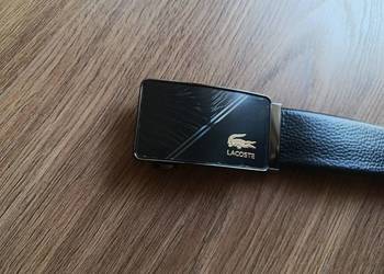 Pasek skórzany męski Lacoste