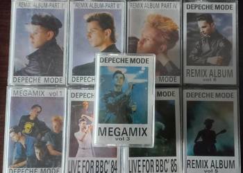 Depeche Mode. Remix Album, Megamix, Live, Studio J&J, 9 kaset