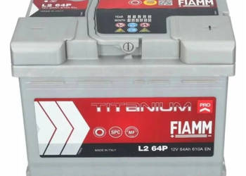 Akumulator FIAMM TITANIUM PRO 12V 64Ah 610A Prawy Plus