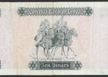 LIBIA 10 DINARÓW 1972 - EL MUKHTAR -