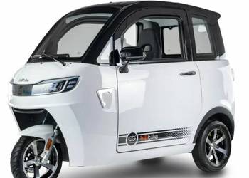 Skuter z dachem bez prawa jazdy biały MICRO CAR BILI BIKE ECOMO 3 FV| Raty