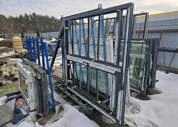 Okno NIETYPOWY KSZATŁT FIX +RU 1850x3400, 2 sztuki szczytowe - 6