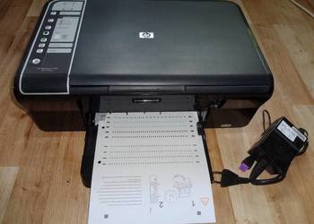Drukarka HP DeskJet F735 All-In-One (pojemniki prawie pełne)