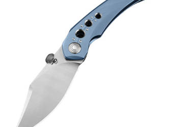 Nóż składany Bestech Razon Blue Titanium, Satin MagnaCut by Kombou (BT2406…