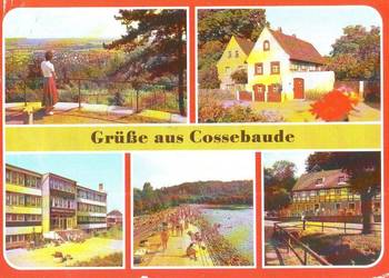 Kart. pozdrowienia z Cossebaude kas 1994 2 szt