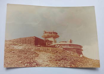 Pocztówka Śnieżka Karkonosze 1975r. + Znaczek