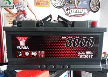 Akumulator YUASA 90Ah 800A P+
