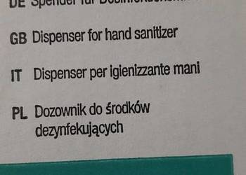 Dozownik do środków dezynfekujących Temdex 121 842