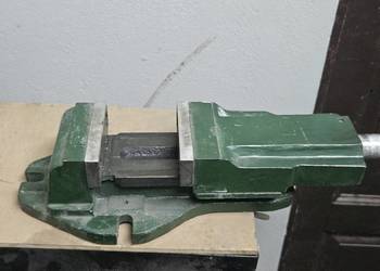 Imadło maszynowe 100mm ciężkie, solidne PRL + adapter na grzechotkę