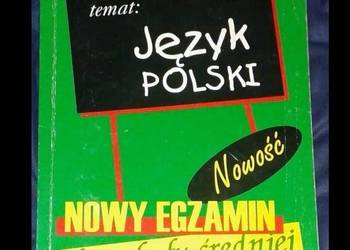 Język polski . Nowy egzamin do szkoły średniej . Janusz Bąk