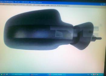 LUSTERKO L/P DO: DUSTER/LOGAN/ SANDERO 06/07- (MECHANICZNE,
