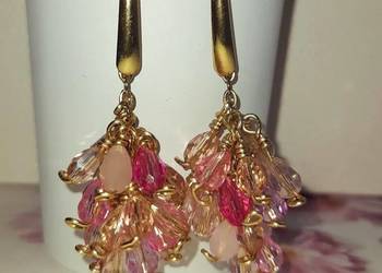 Kolczyki winogrona handmade